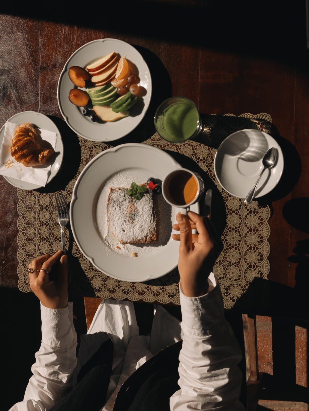 Gourmet breakfast at Estancia El Colibrí