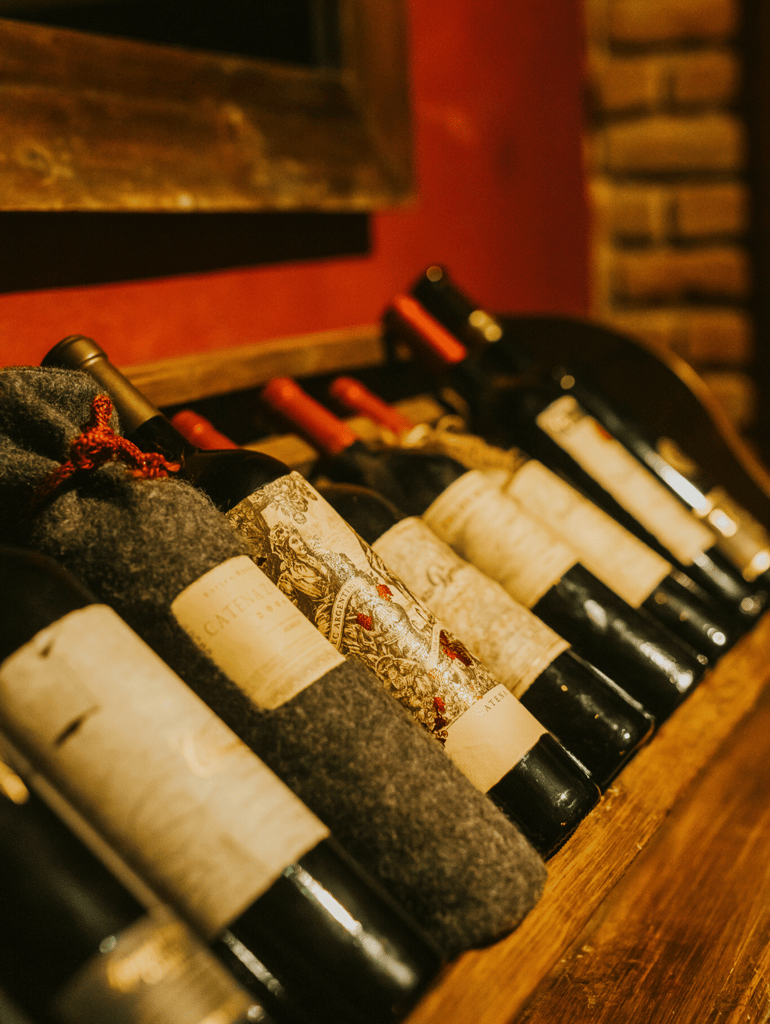Wine cellar at Estancia El Colibrí